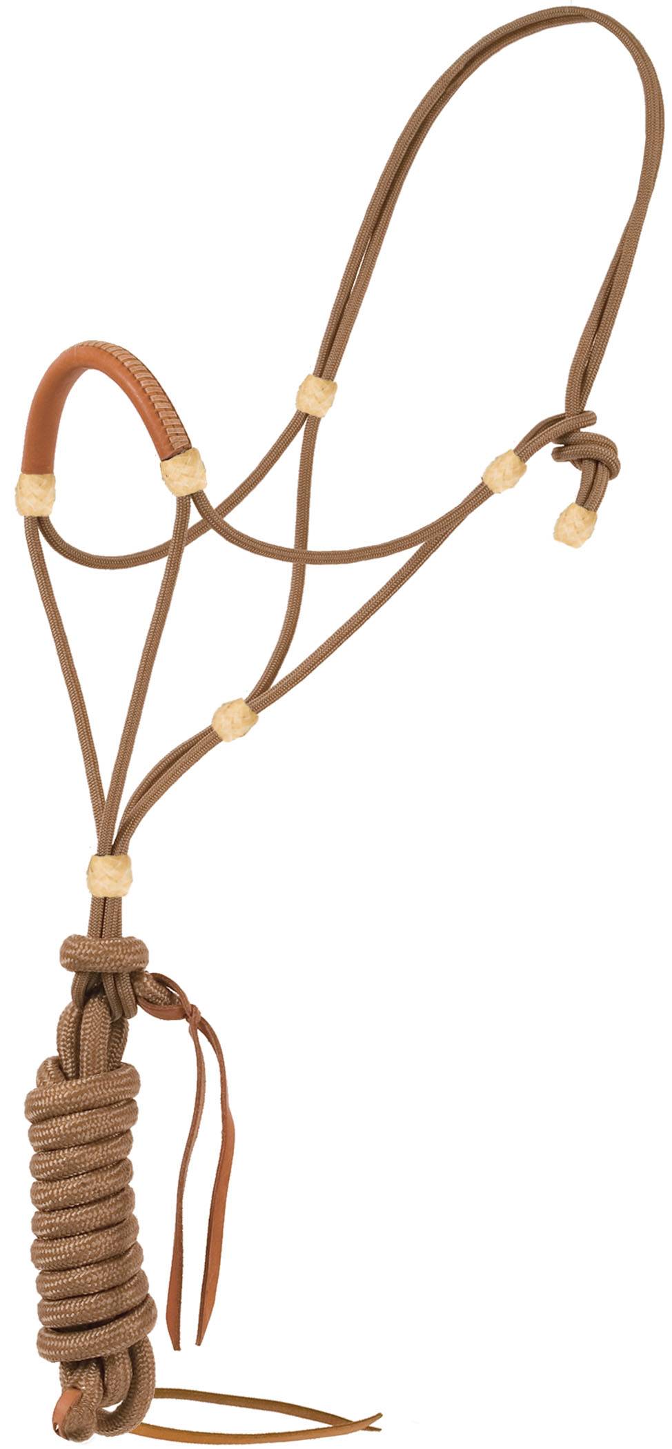 Mustang Elite Rope Halter with 10' Lead