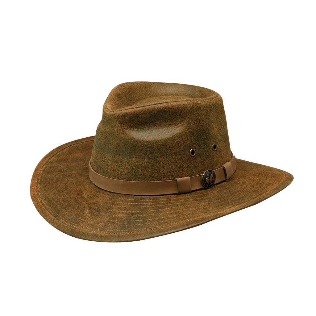 Outback Trading Kodiak Leather Hat