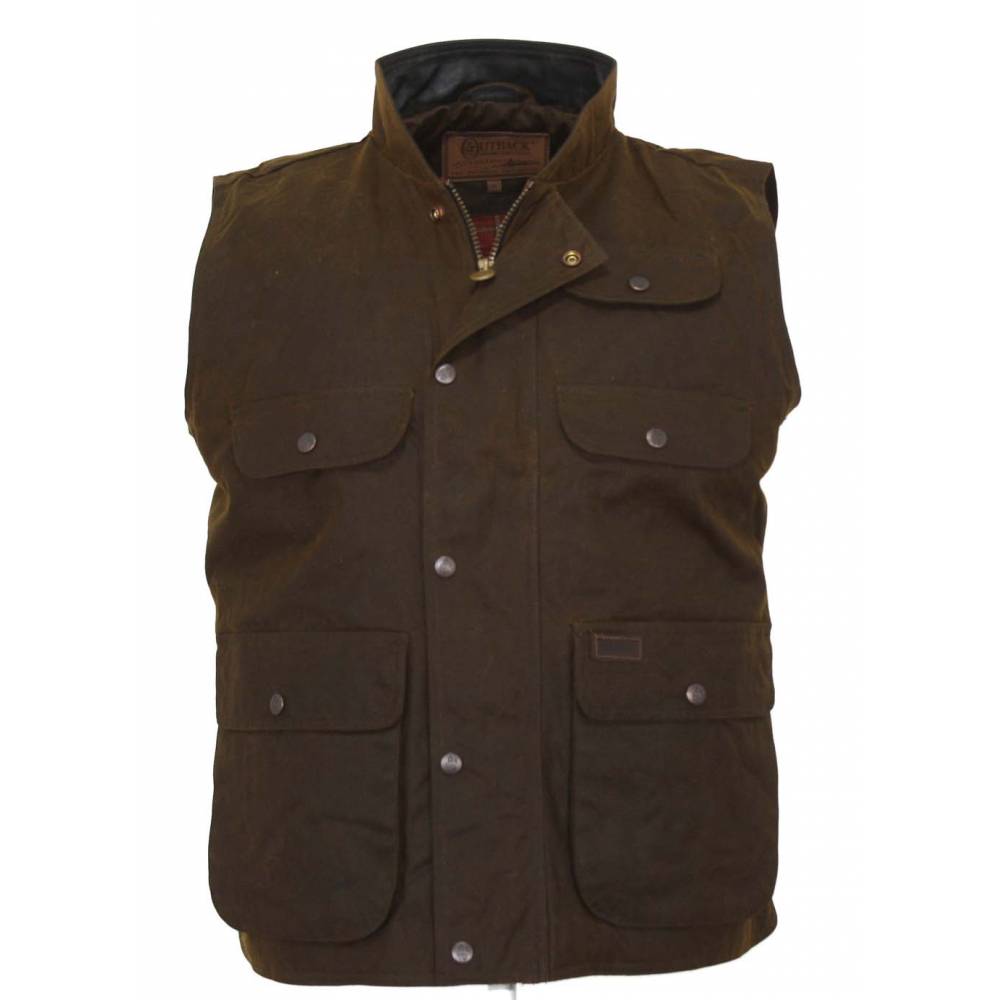 Outback Oilskin Men's Overlander Vest HorseLoverZ