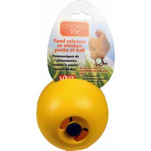 Lixit Chicken Toy - Refillable Treat Ball For Chickens