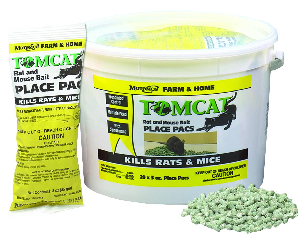 TOMCAT Rat and Mouse Bait Place Pack