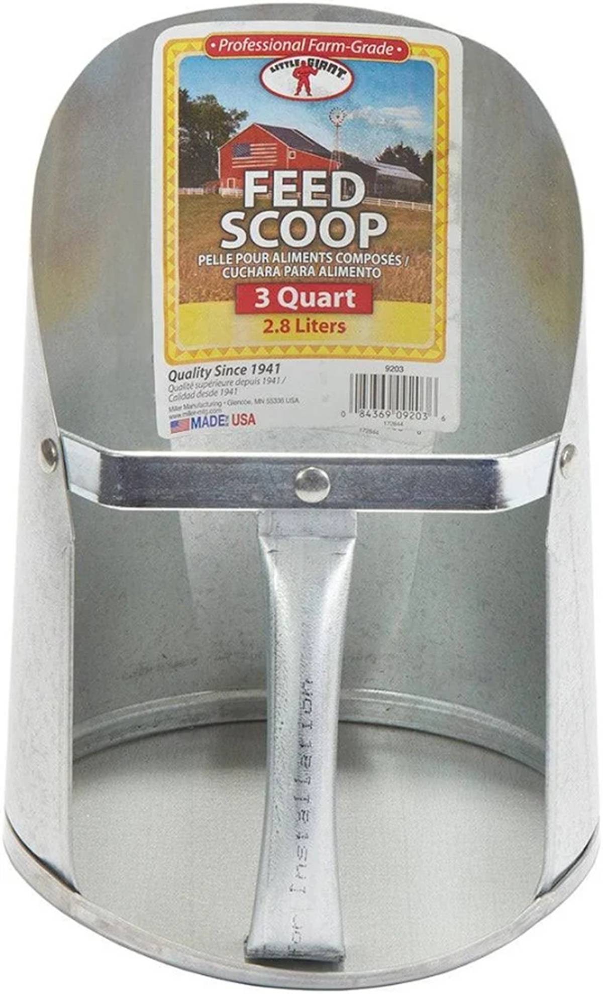 Little Giant Galvanized Feed Scoop