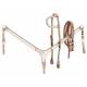Tough-1 Silver Show Set - Single Ear Headstall, Split Reins and Breastcollar