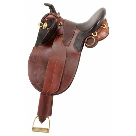 Australian Outrider Collection Stock Poly Aussie Saddle Package with Horn