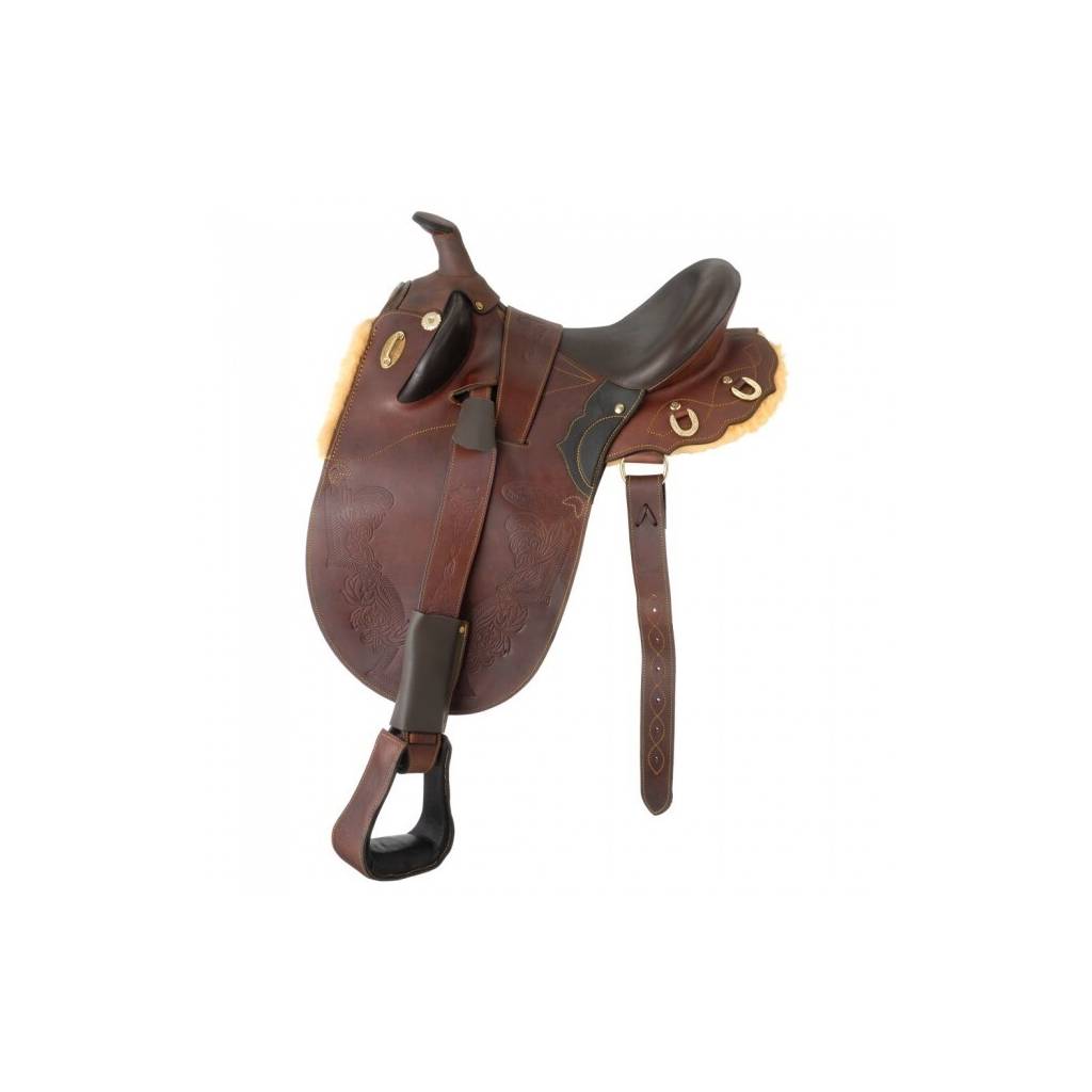 Australian Outrider Collection Dundee Saddle with Fleece Bottom Saddle Package
