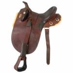 Australian Outrider Collection Dundee Saddle with  Fleece Bottom Saddle Package