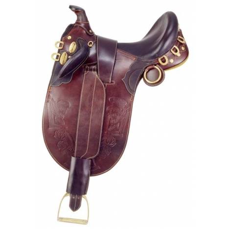 Australian Outrider Collection Stockman Bush Rider Wide Saddle Package with Horn