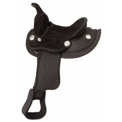 King Series Suede Seat Synthetic Miniature Saddle