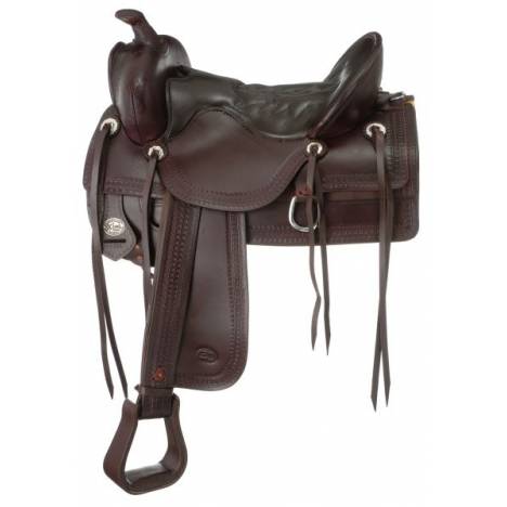 King Series Old Time Trail Saddle Package with Square Skirt