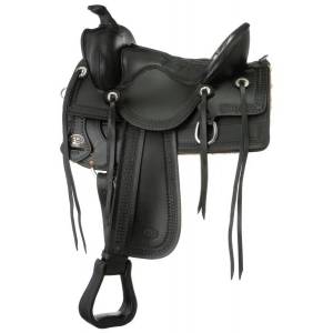 King Series Old Time Trail Saddle Package with  Square Skirt