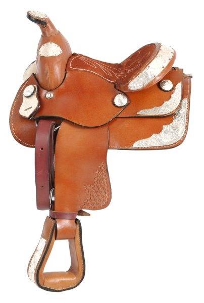 King Series Miniature Silver Show Saddle Package