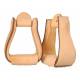Tough-1 Wide Leather Covered Stirrups