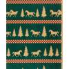 Horseshoe Gift Packaging Forest Frolic Holiday Horse Wrapping Paper