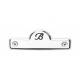 Bates Name Plate Silver One Size