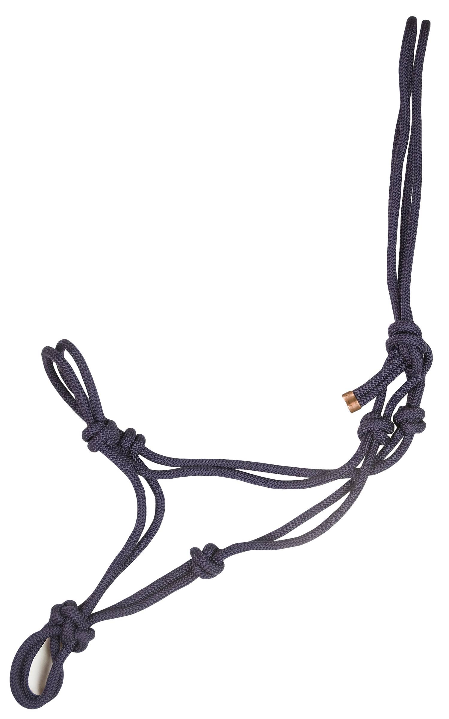 401094-HORSE-NAVY Gatsby Classic Cowboy Rope Halter sku 401094-HORSE-NAVY