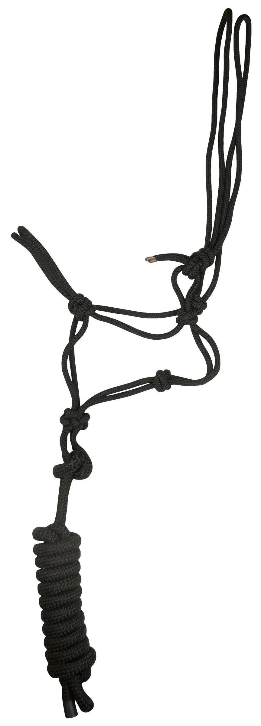 401095-HORSE-BLACK Gatsby Classic Cowboy Halter with Lead sku 401095-HORSE-BLACK