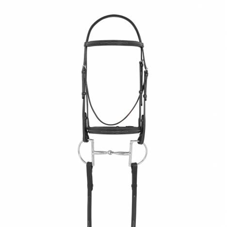 Camelot Fancy Raised Paddled Bridle with Laced Reins
