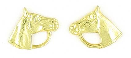 Finishing Touch Horse Head with  Bridle Earrings