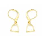 Finishing Touch Rearing Stirrup Earrings - Euro Wire