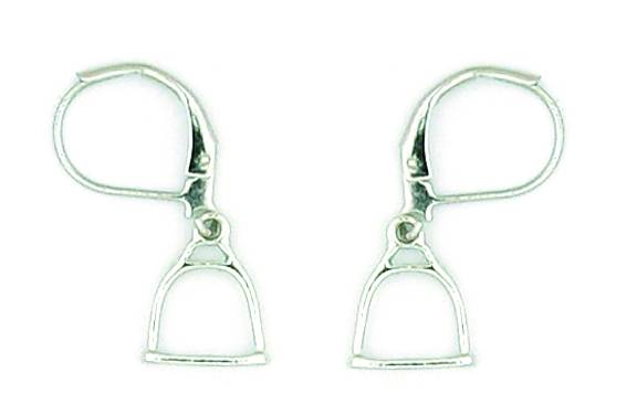 Finishing Touch Rearing Stirrup Earrings - Euro Wire