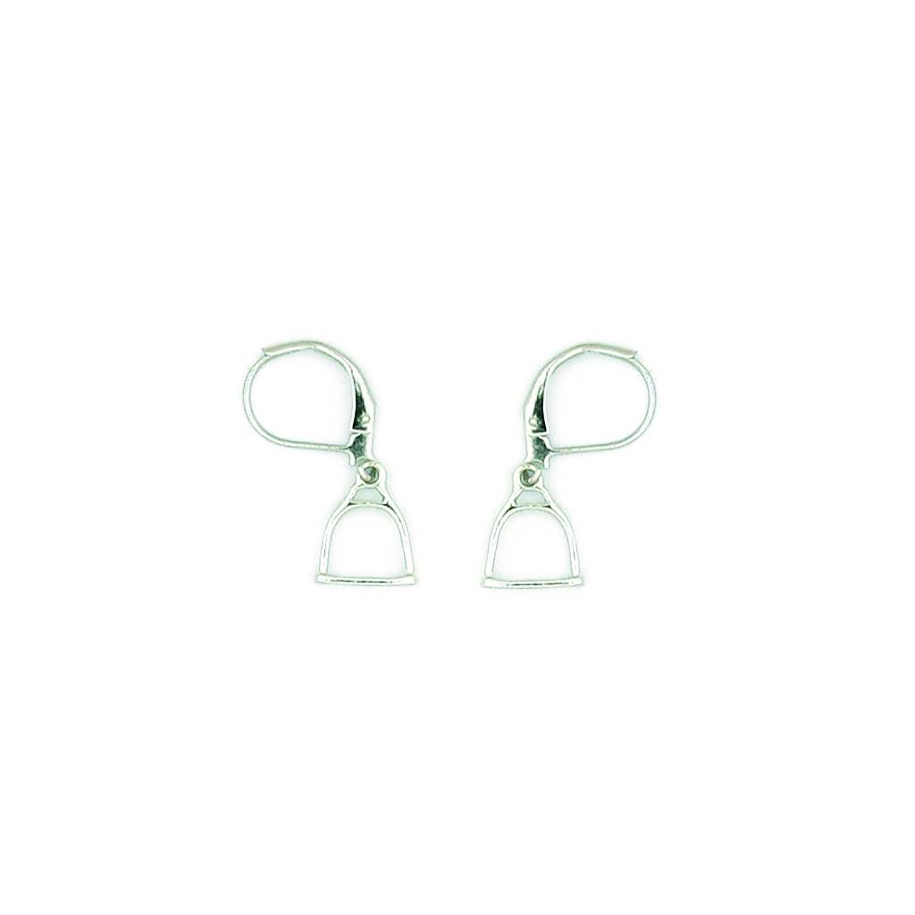 Finishing Touch Rearing Stirrup Earrings - Euro Wire