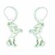 Finishing Touch Rearing Horse Earrings - Euro Wire