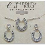 Finishing Touch Horse Head w/ Crystal Stone Gift Set