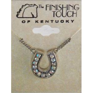 Finishing Touch Horseshoe Necklace - Aurora Borealis