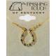 Finishing Touch Crystal Horseshoe Necklace - Sapphire
