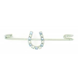 Finishing Touch Crystal Rondelle Stock Pin - Light Sapphire