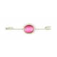Finishing Touch Contemporary Stock Pin - Pink Cat's Eye