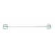 Finishing Touch Square Crystal Ab Collar Bar Silver