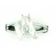 Finishing Touch Flat Horse Head Adjustable Ring