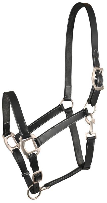402100 Gatsby Adjustable Leather Halter with Snap sku 402100