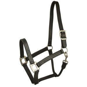 Gatsby Triple Stitched Leather Halter - Horse
