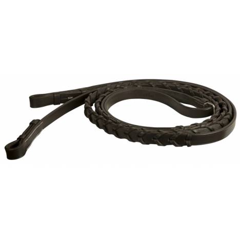 Da Vinci Flat Laced Reins with Hook Stud Ends