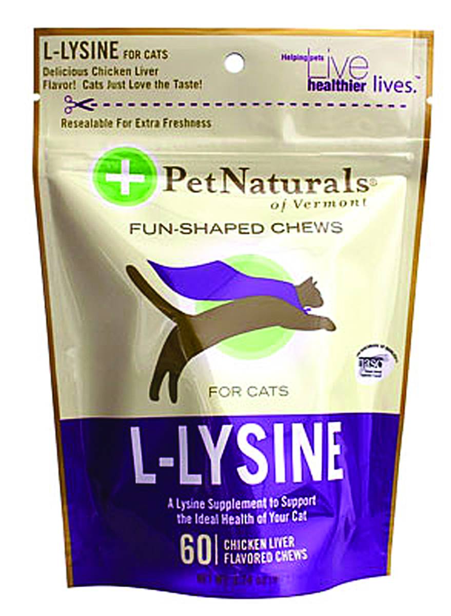 Pet Naturals Of Vermont L-Lysine For Cats 60 Count | eBay