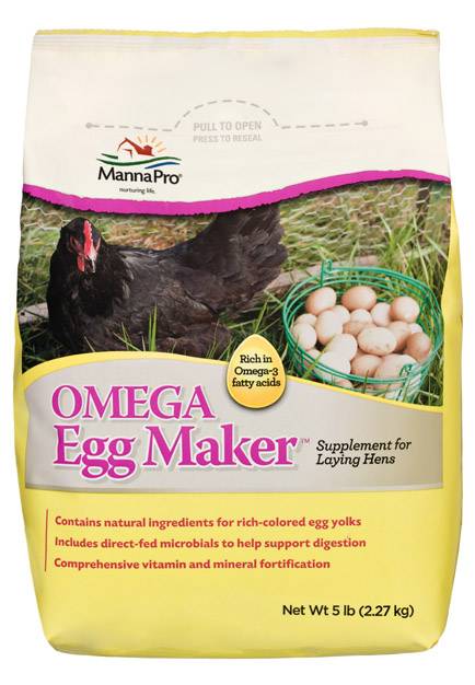 Manna Pro Omega Egg Maker Supplement For Laying Hens