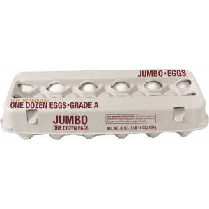 Hartmann Cardboard Jumbo Egg Cartons