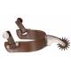Kelly Silver Star Antique Brown and Stainless Steel Spur