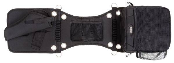 61-9340-2-0 Tough-1 Saddle Bag/Gear Carrier with  Gun Holster sku 61-9340-2-0