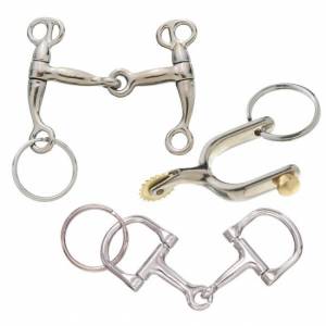 Bit and Spur Keychains - 6 Pack
