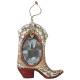Gift Corral Cowboy Boot Frame Ornament