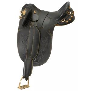 Australian Outrider Collection Stock Poly Aussie Saddle Package with o Horn