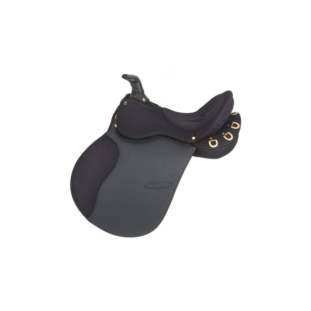 Equiroyal Synthetic Endurance Trail Saddle Package with Horn