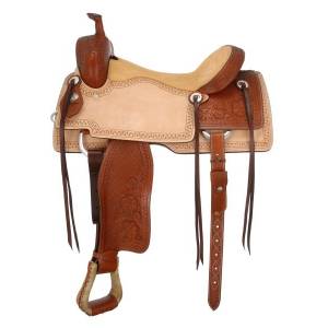 Silver Royal Coyote Cutter Saddle Package