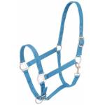 Tough-1 Assorted Nylon Halters with  Satin Hardware - 6 Pack