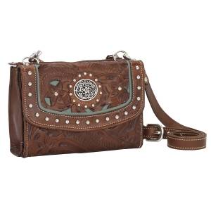 American West Texas Two Step Handbag/Wallet Combo