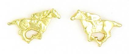 Finishing Touch Thoroughbred Racing Earrings