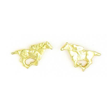 Finishing Touch Thoroughbred Racing Earrings